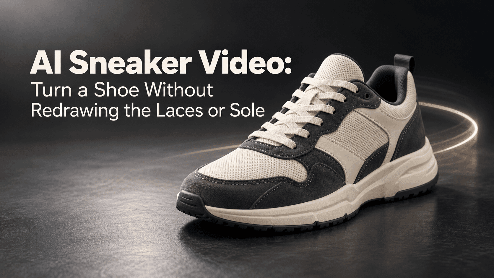 AI Sneaker Video: Turn a Shoe Without Redrawing the Laces or Sole