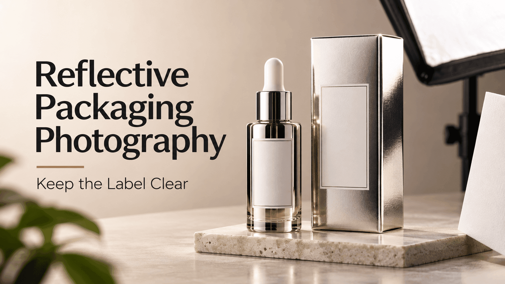 How to Photograph Reflective Packaging Without Losing the Label