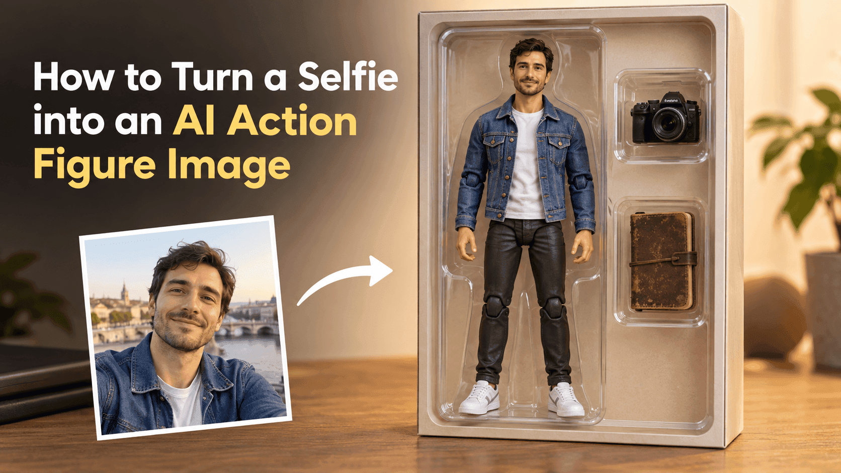AI Action Figure: Make a Boxed Toy Image from Your Selfie