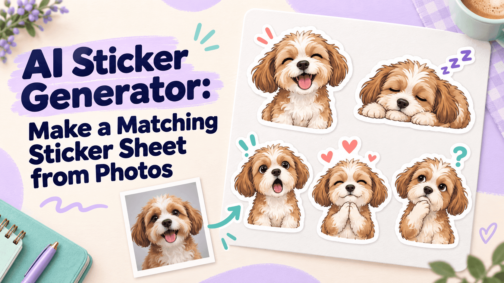 AI Sticker Generator: Make a Matching Sticker Sheet from Photos