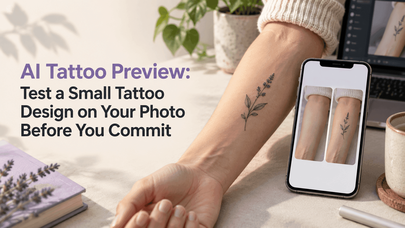 AI Tattoo Preview: Test a Small Tattoo Design on Your Photo Before You Commit